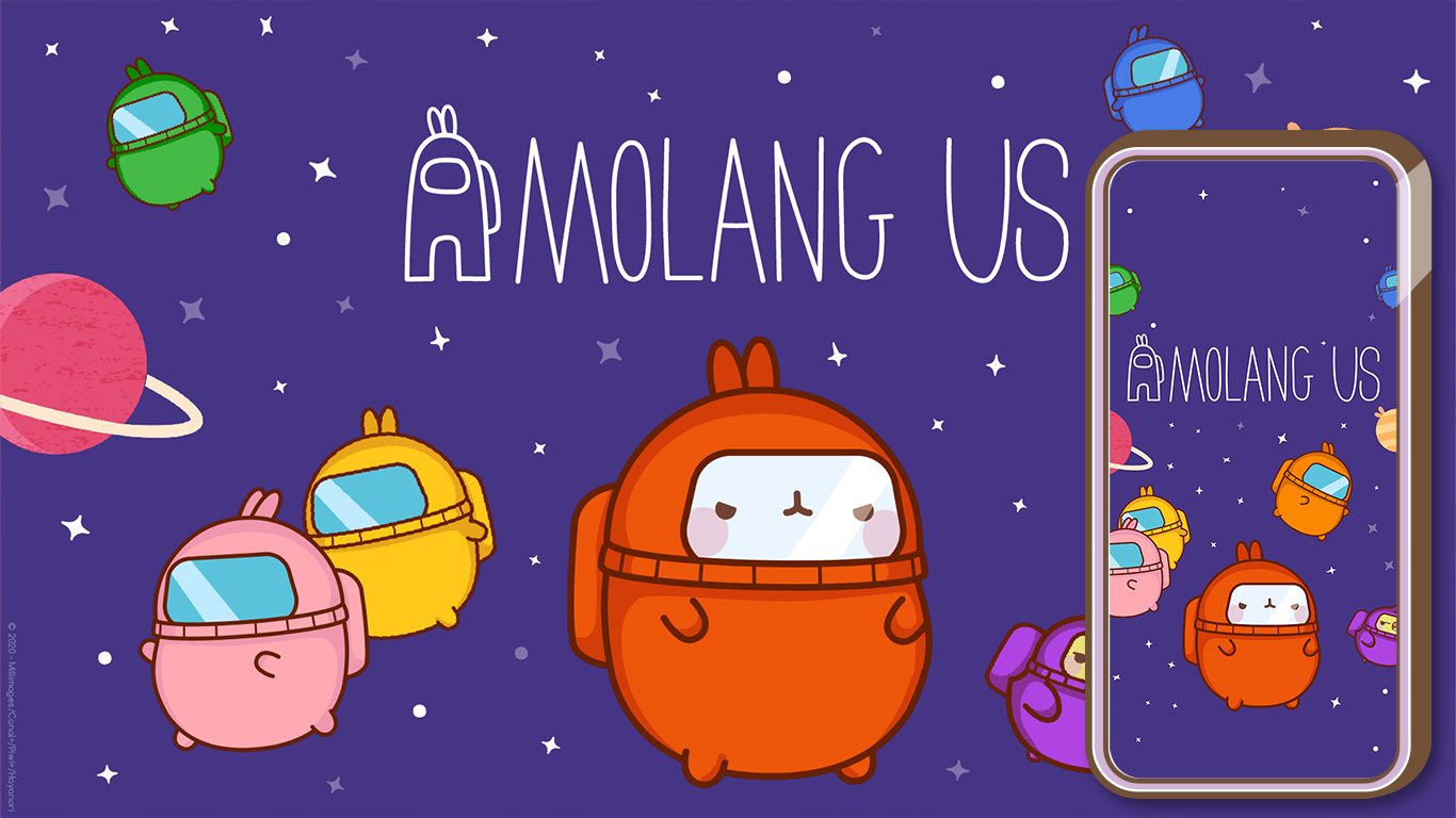 Molang Parody Wallpapers: Discover The Among Us Wallpaper of Molang