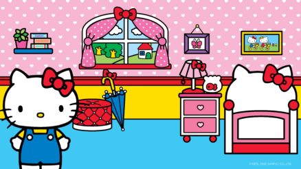 Hello Kitty Bedroom Virtual Background