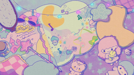 Kawaii Art Little Twin Stars Wallpaper By 아코(AKo)