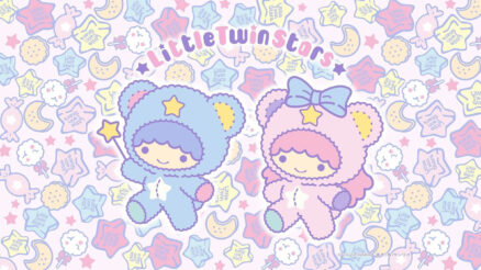 Little Twin Stars Candy Bears Wallpaper
