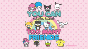 Sanrio Hello Kitty & Friends Rainbow Wallpaper - Kawaii Hoshi