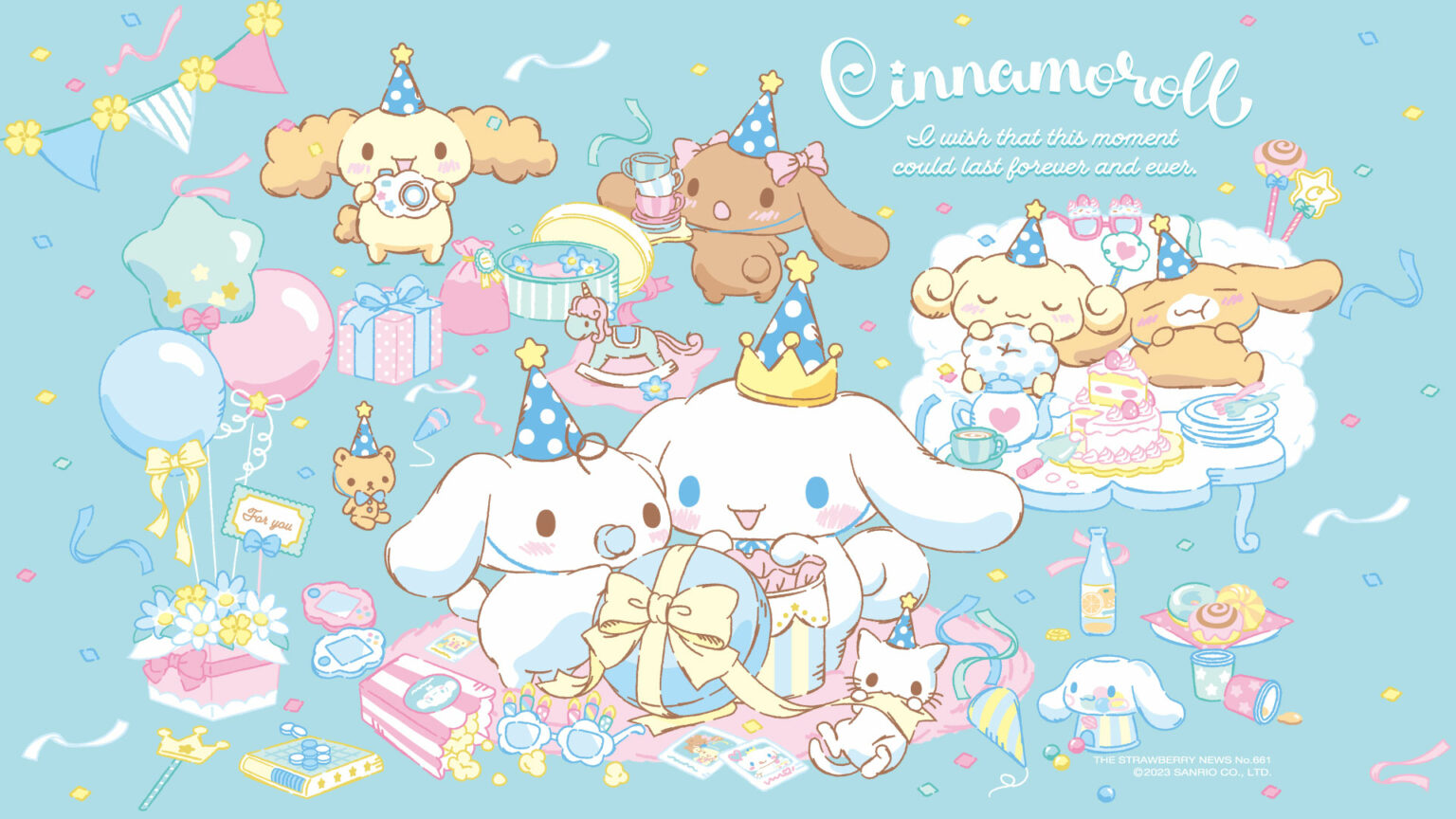 Cinnamorolls Heavenly Adventures Live Wallpaper