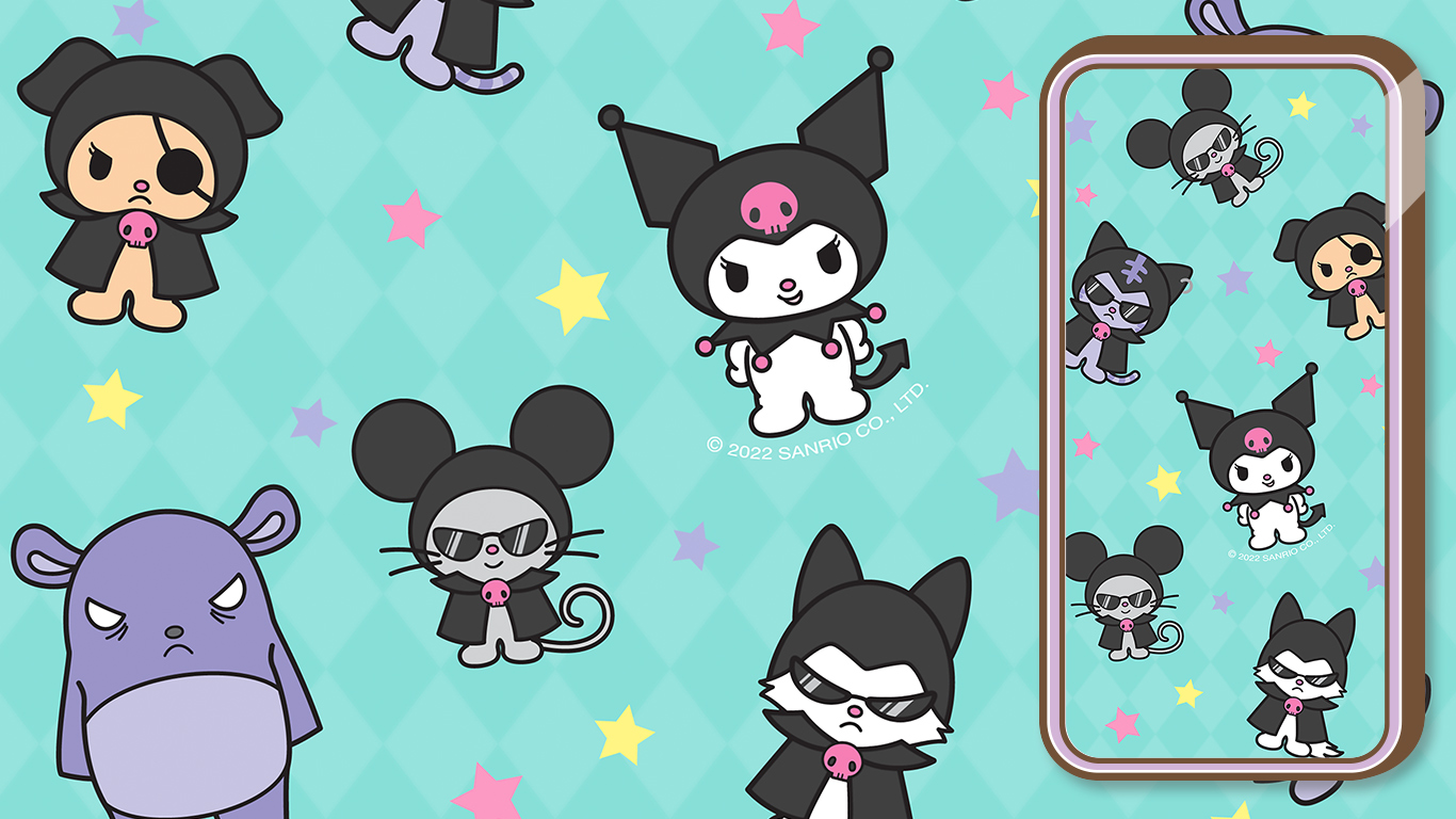 kuromi wallpaper phone rectangle on the bottomTikTok Search